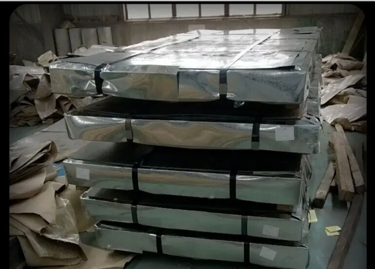 Galvanized steel plate packing