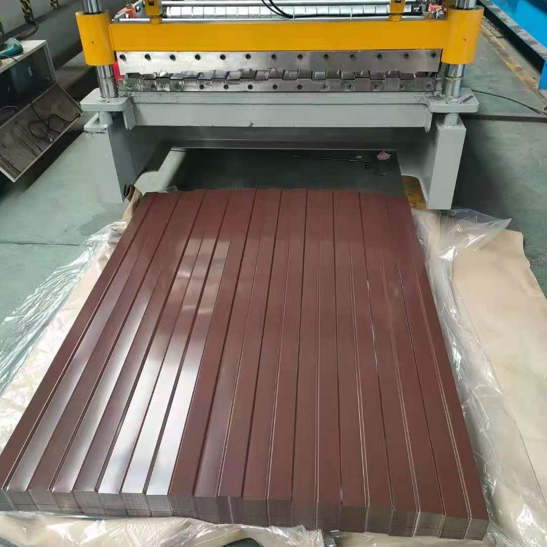 wall sheets producing coloured corrugated roofing sheets